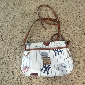Yankees dooney crossbody purse - never used